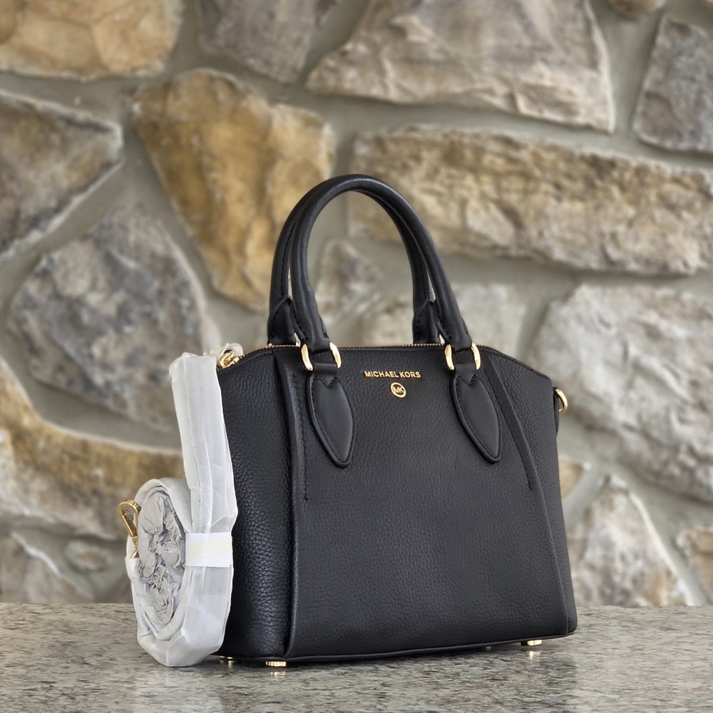 Michael Kors Sienna Medium Black Crossbody